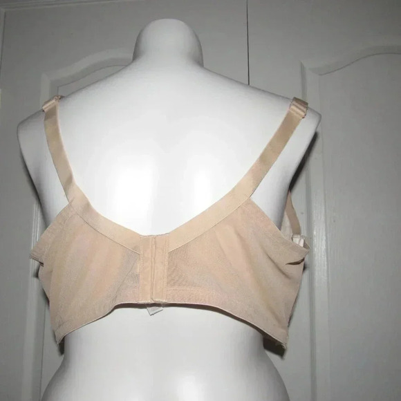 CACIQUE Lace Underlined Underwire Unpadded Tan Bra Size 50G - Picture 3 of 4